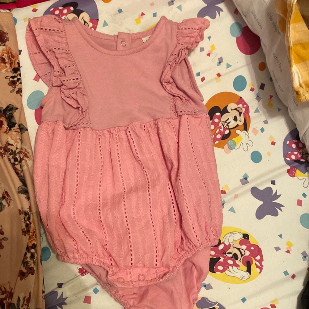Pink casual dress (3-6 months)